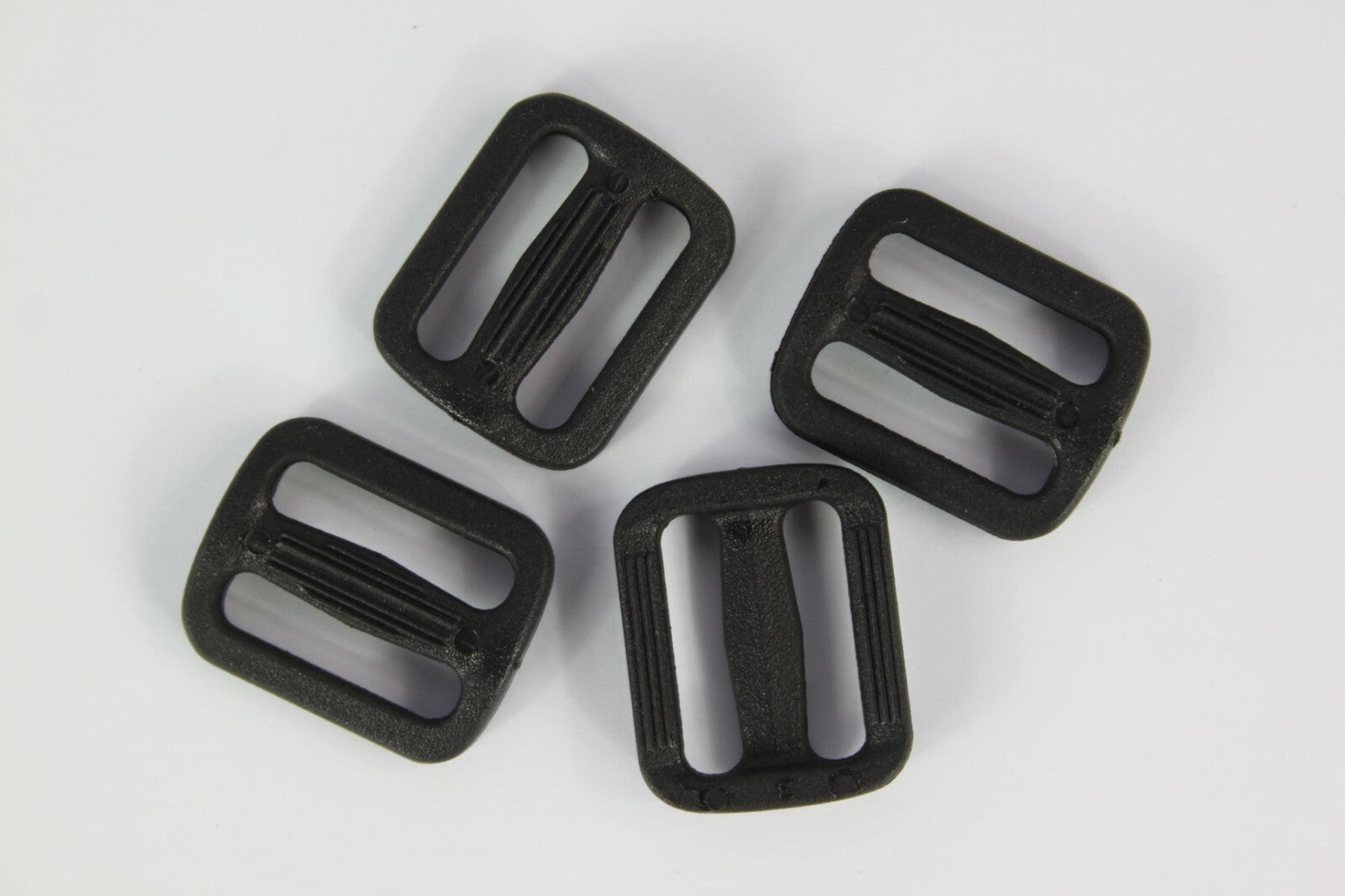Tri-Glide Slider Buckles Black Tan Plastic Loops Rucksacks Replacement All Sizes