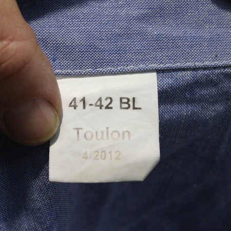 French Army Work Shirt FEMALE Light Blue Genuine Surplus (4190)