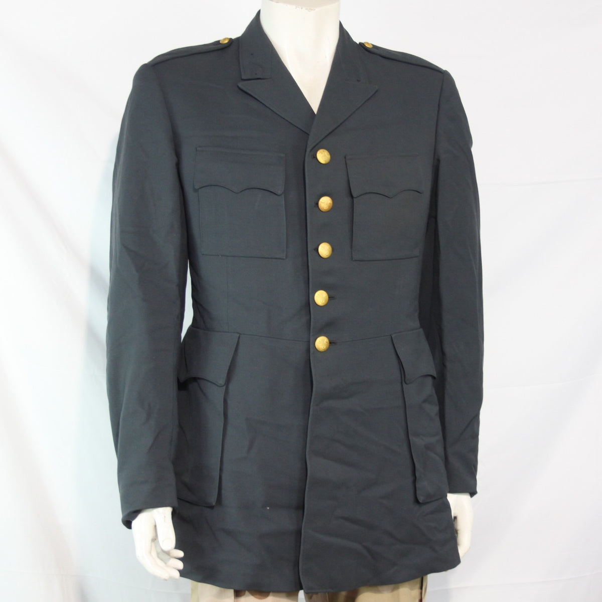 Genuine Surplus Swedish Army Dress Uniform Jacket Navy 38-40" Chest (3570)