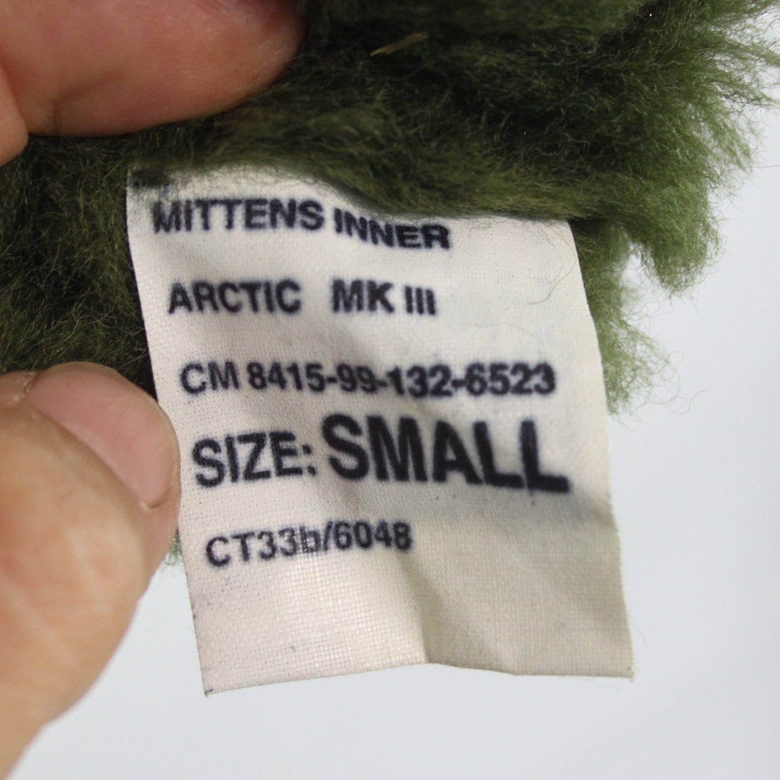 Genuine British Army Arctic Mittens Inner Mittens DPM Camouflage (4405)