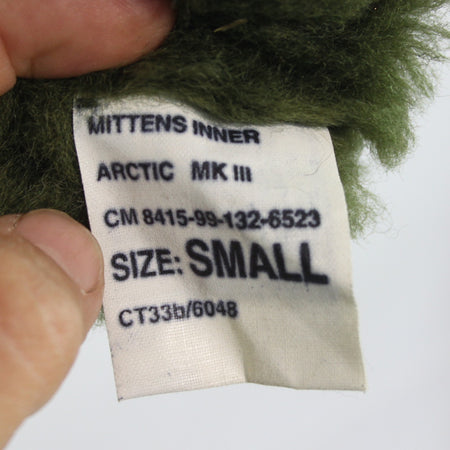 Genuine British Army Arctic Mittens Inner Mittens DPM Camouflage (4405)