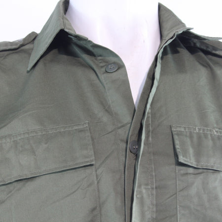 Croatian Short Sleeve Army Shirt Lightweight Plain Olive Genuine Surplus (4323)