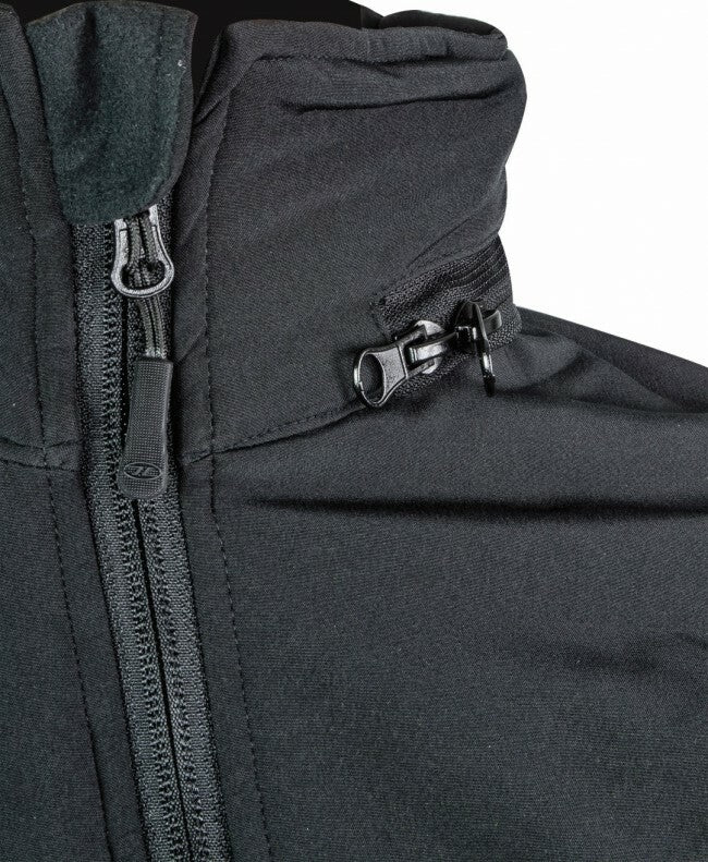 Highlander Tactical Hooded Softshell Jacket Water Resistant  Army Camo green