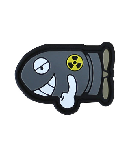 KT Torpedo Missile PVC Rubber Morale Patch tactical hook Army Airsoft 3D