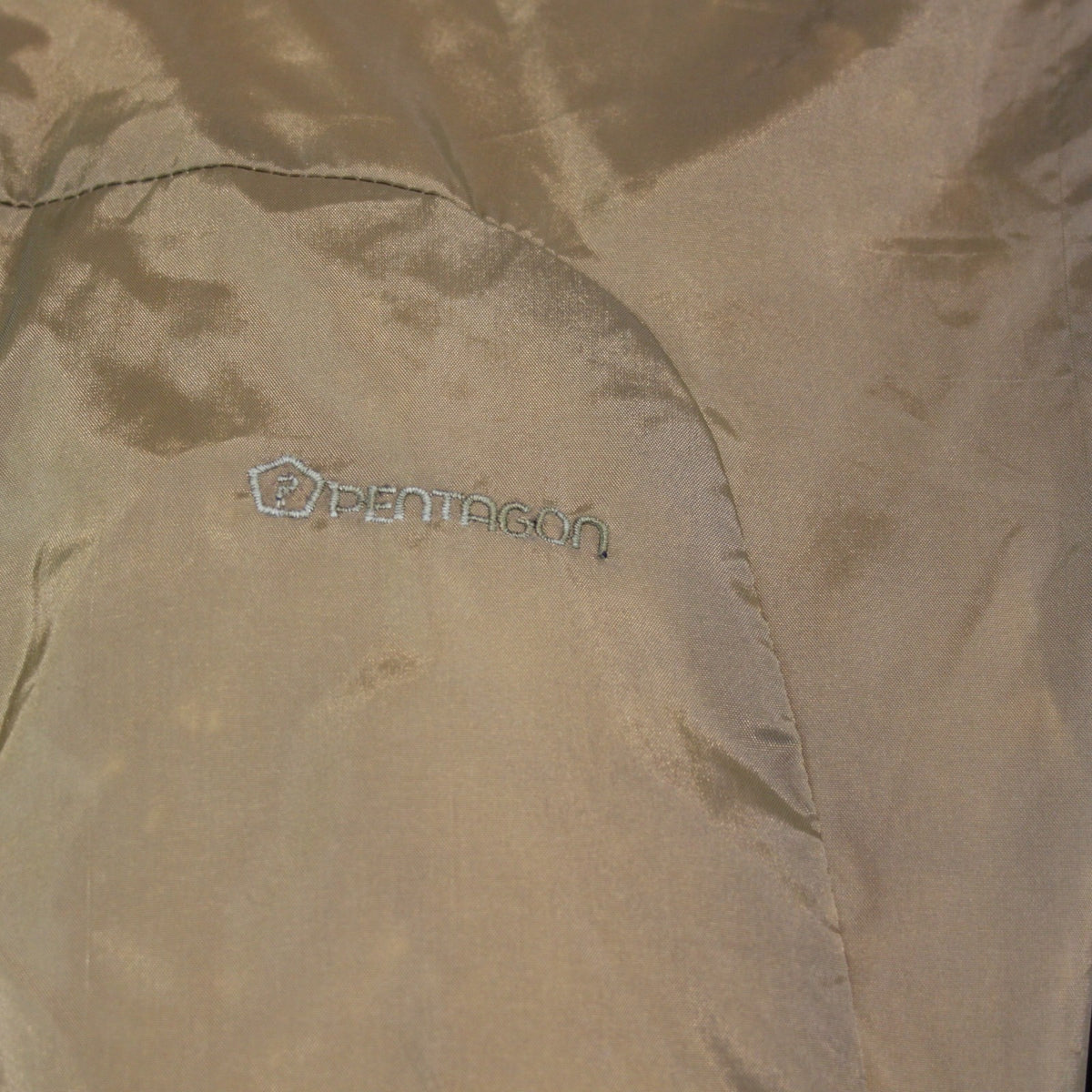 Pentagon Military Style Fleece Lined Lightweight Jacket Tan Mottled Large (3559)