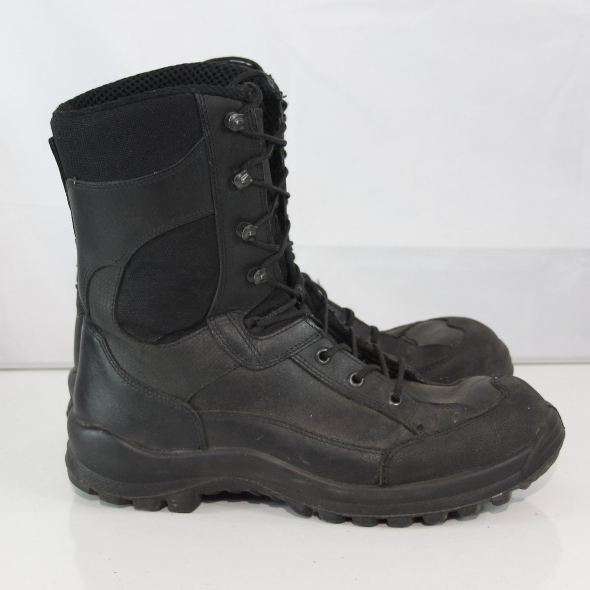 Austrian Army Black Jungle Boots LeatherLightweight Military Combat EU 43 (3582)