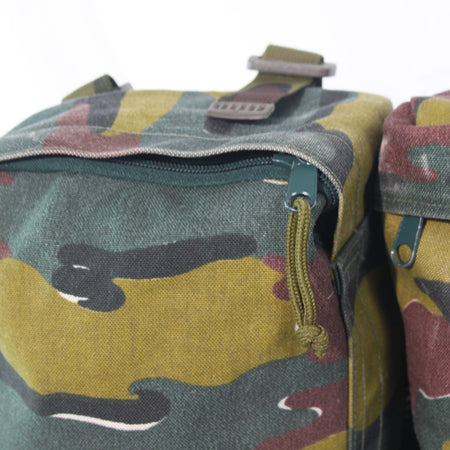 Genuine Surplus Belgian Army Military Daysack Rucksack Bergen Side Pouches(3873)