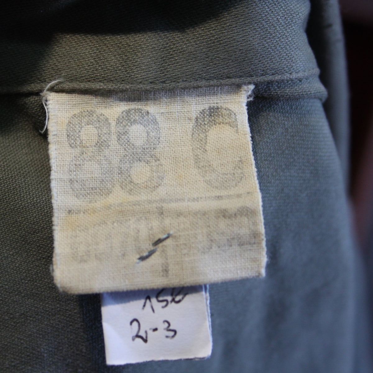 Genuine Surplus French Jacket Converted to Goa Gilet Open SideCanvas 38"  (4217)