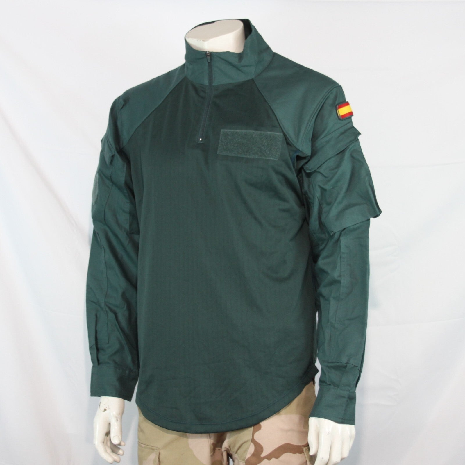 Genuine Surplus Spanish Police UBAC Shirt Bottle Green Tactical S/Grade (3181)