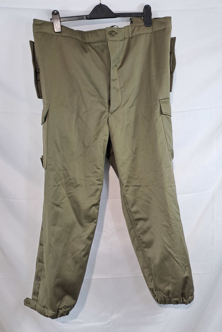 Genuine Surplus Austrian Army Quilted Winter trousers Thermal Olive Green (2779)
