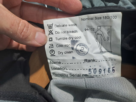 Genuine Surplus British Army NBC Training Overall Water Resistant 36-38" (2573)