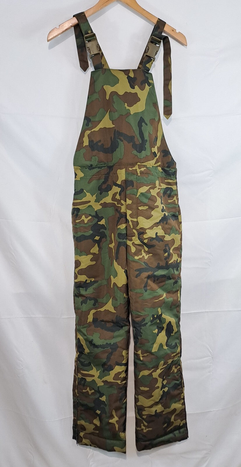 Genuine Surplus Spanish Army Camo Padded Winter Over Trousers 32" Waist (3028)