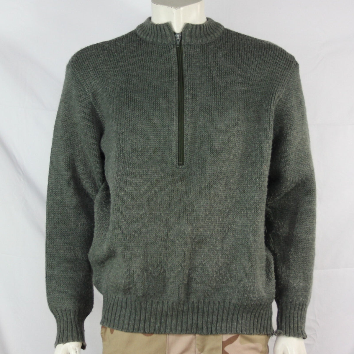 Genuine Surplus Swiss Army Quarter Zip Jumper Wool 42-44" (3256)