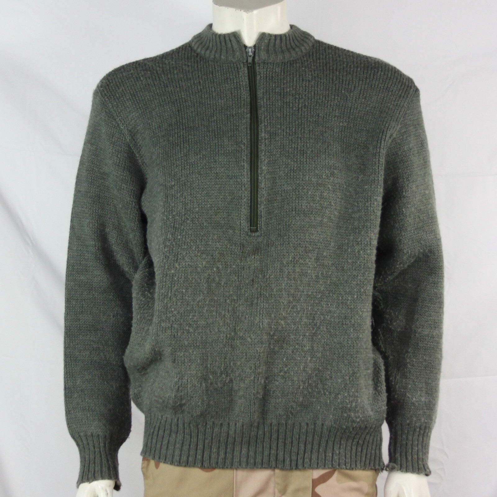 Genuine Surplus Swiss Army Quarter Zip Jumper Wool 42-44" (3256)