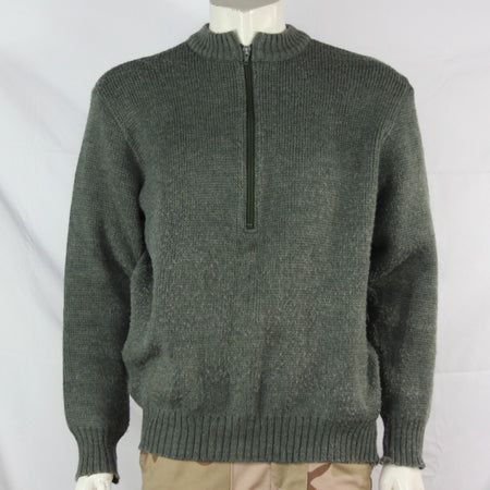 Genuine Surplus Swiss Army Quarter Zip Jumper Wool 42-44" (3256)