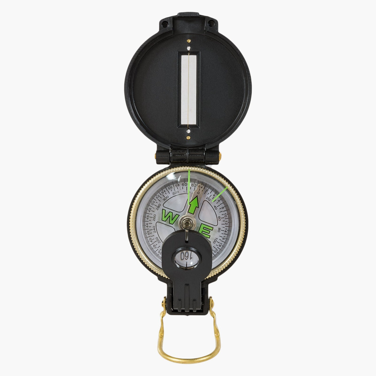 Highlander Military Style Folding Lensatic Compass