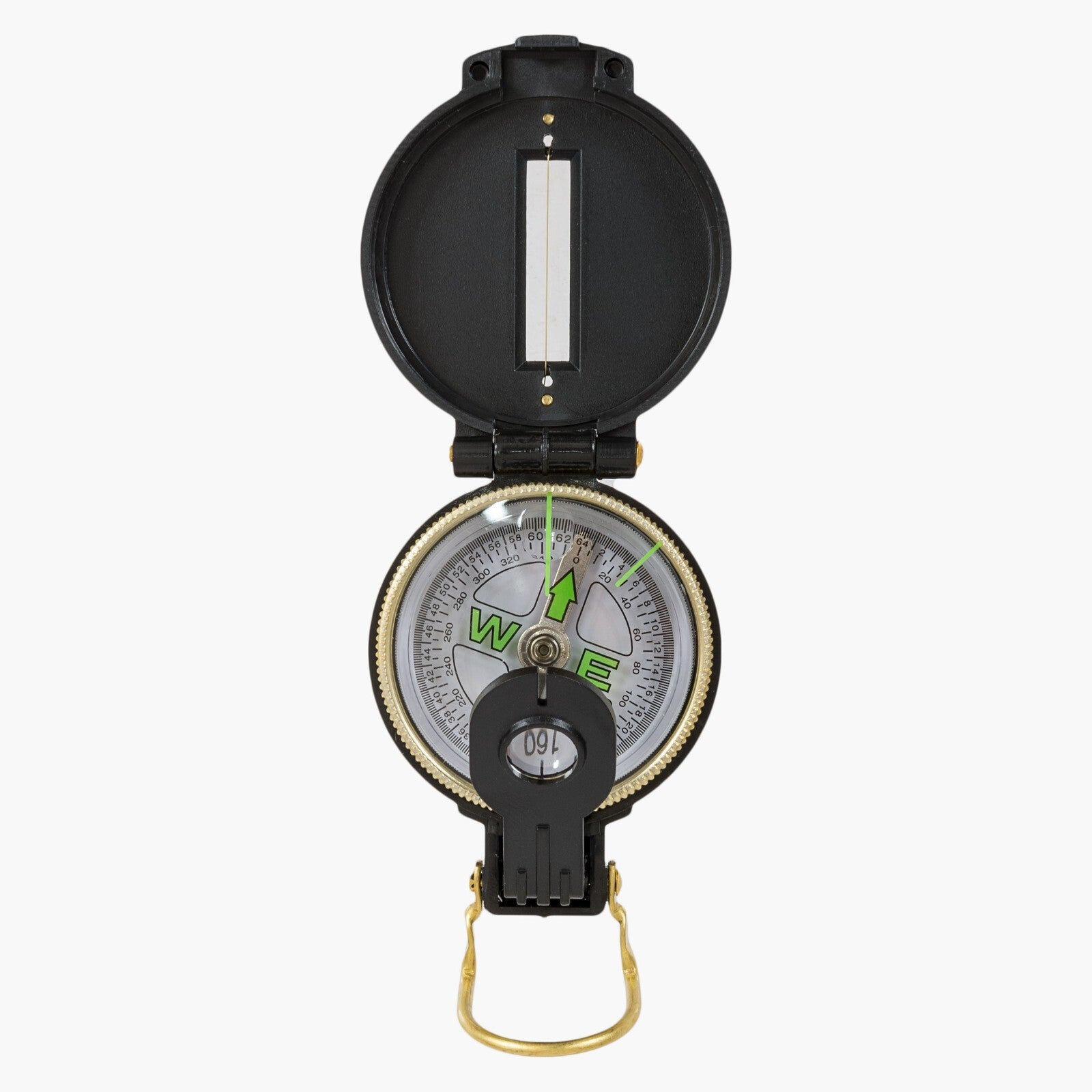Highlander Military Style Folding Lensatic Compass