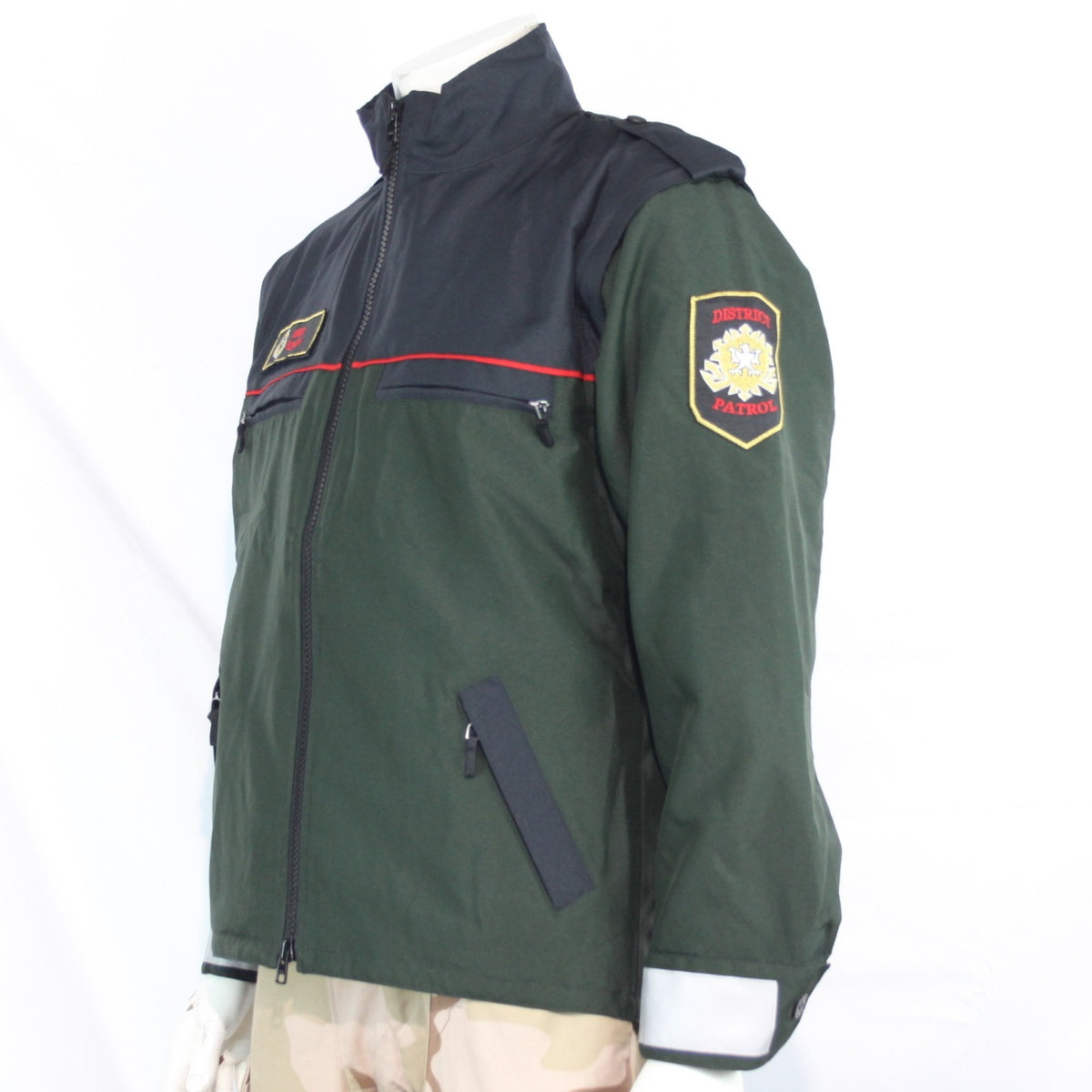 Genuine Surplus Austrian Police Patrol Jacket Wateproof Zip Off Sleeves (3362)