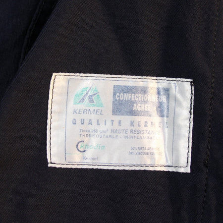 Genuine Surplus French Firefighter Lightweight Jacket Navy Canvas (3165)