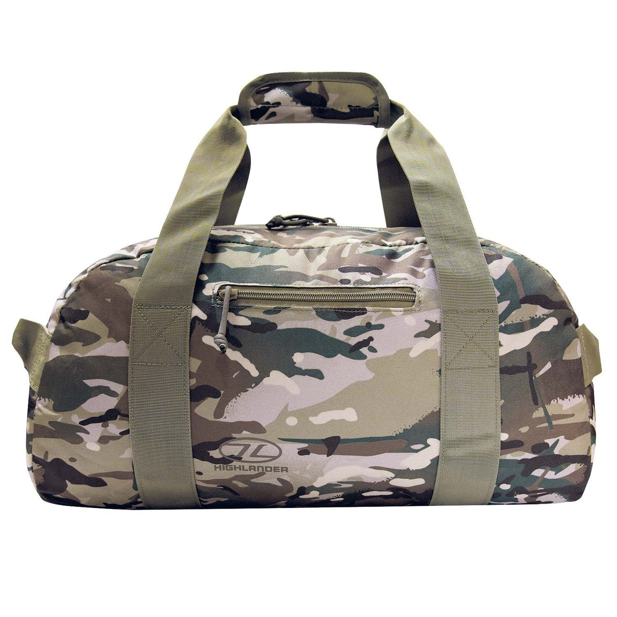 ED Highlander Cargo Holdall Duffle Bag 30 Litre Small Strong Durable Black Green