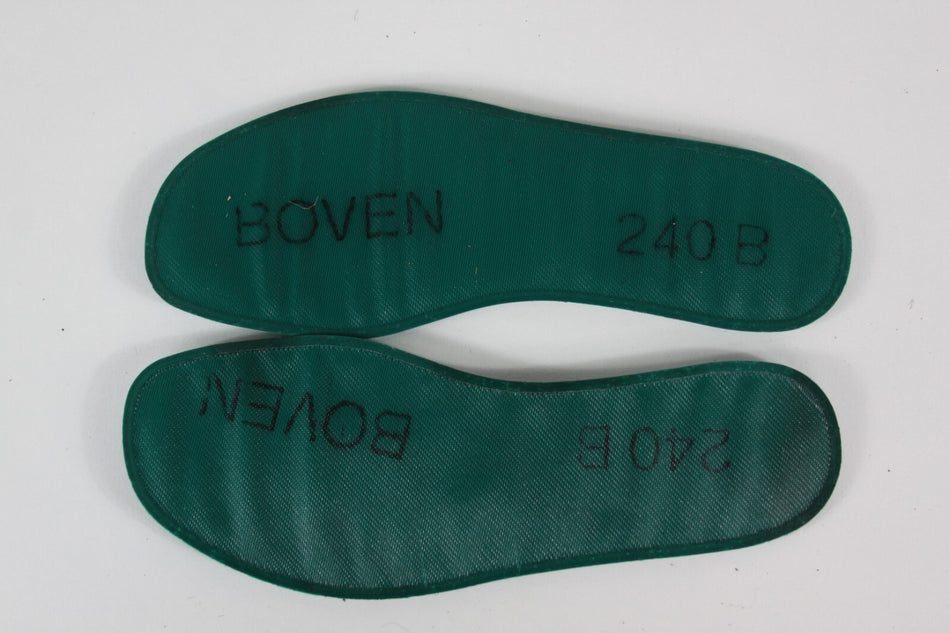 Genuine Surplus NEW German/Dutch Plastic Insoles Green/Tan Washable Size UK 7