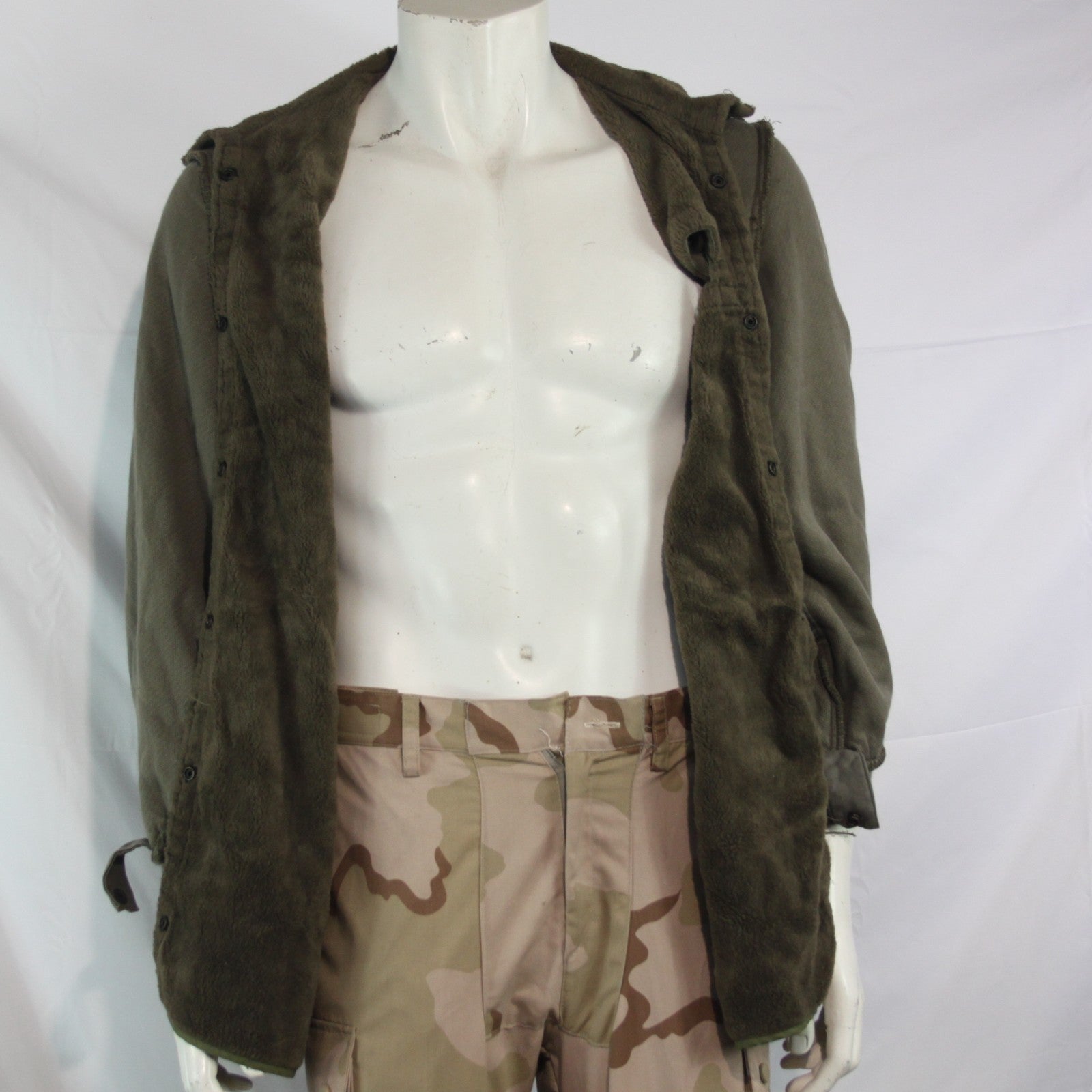Genuine Surplus Dutch Army Parka Liner Military Thermal Warm Faux Fur (3715)