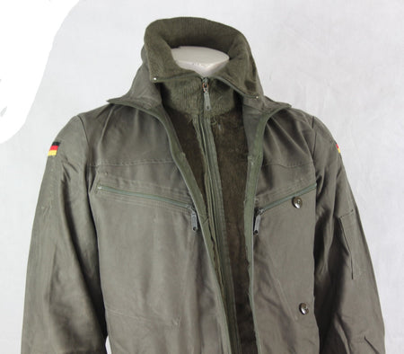 Genuine Surplus German Faux Fur Lined Thermal Tank Suit Flight Suit Overall 