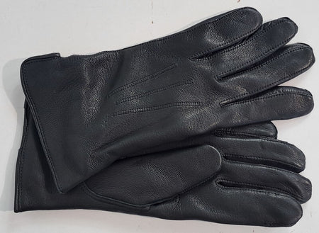 Genuine Surplus Hungarian / Austrian Army Gloves Black Leather (2272)