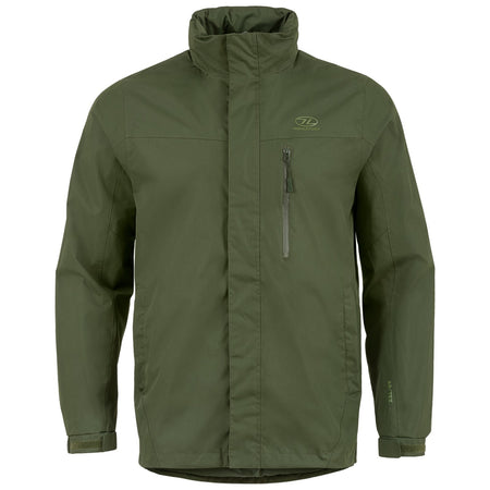 Ex-Display Highlander Kerrera Waterproof Breathable Rain Jacket Coat Slate Green
