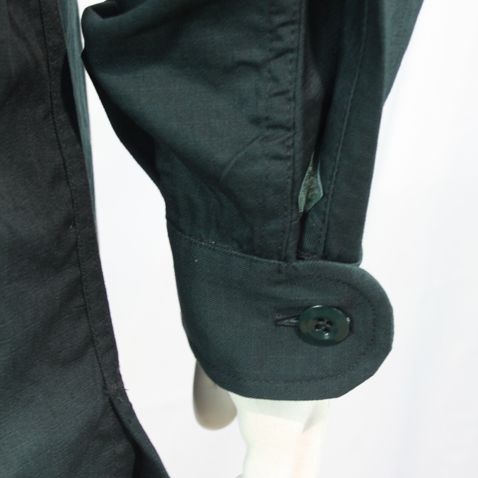 Genuine Surplus Spanish Police Combat Shirt Bottle Green Ripstop S/Grade (3182)