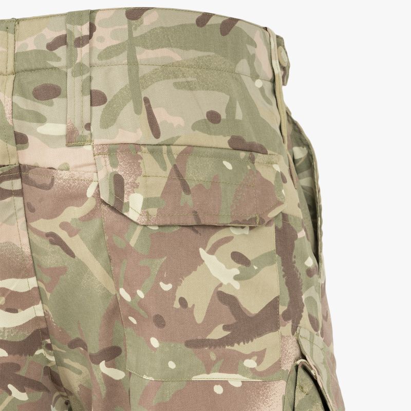 Highlander Midweight Delta Trousers Military Style Black Olive Camo Polycotton