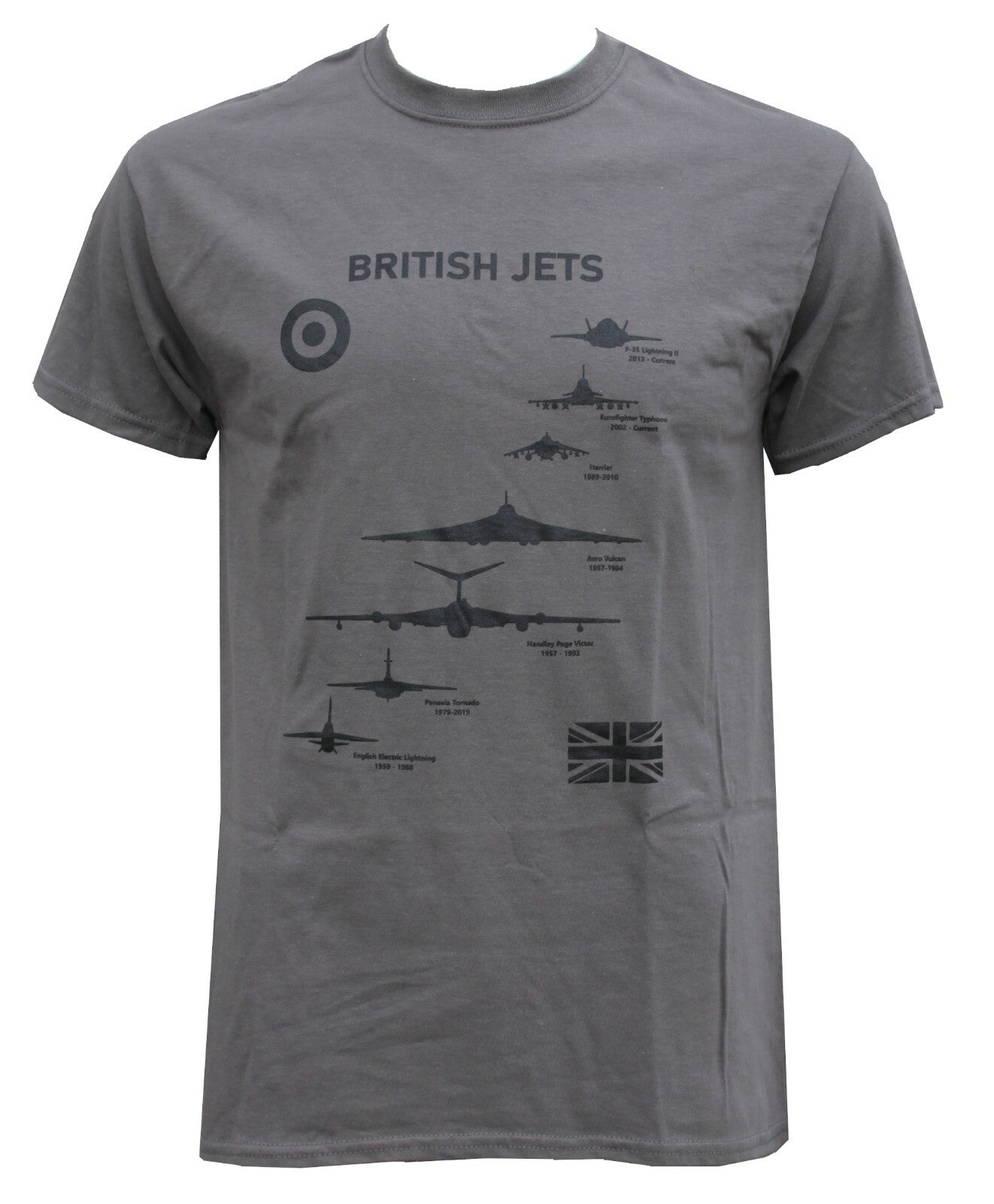 British RAF Jets Exclusive Printed T-Shirt Military Forces Tactical Aviation