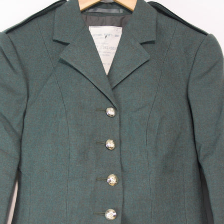 Ladies Uniform Dress Jacket Vintage British Army Lovat Green UK10 34"(3557)