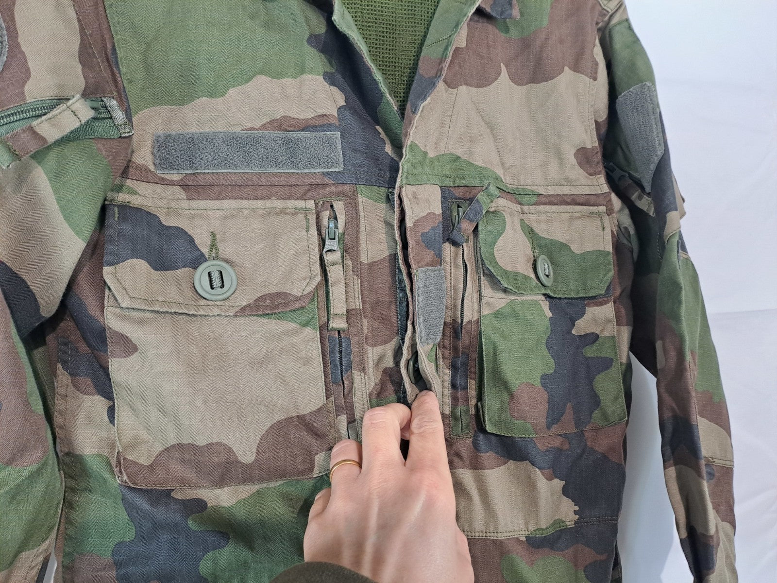 Genuine Surplus French Felin 3 Lightweight Jacket CCE Camo 34-36" Chest (1827)