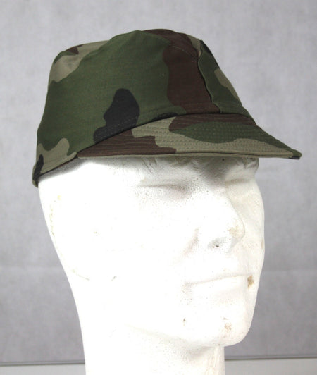 Genuine Surplus French CCE Camo Cotton Peak Fatigue Caps G1