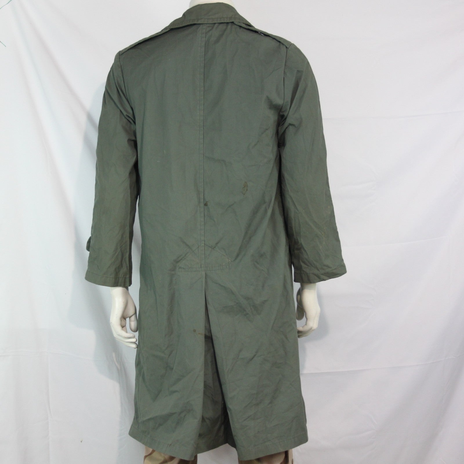 Genuine Surplus US Army Vintage Raincoat Trenchcoat Jacket Coat XS (3470)