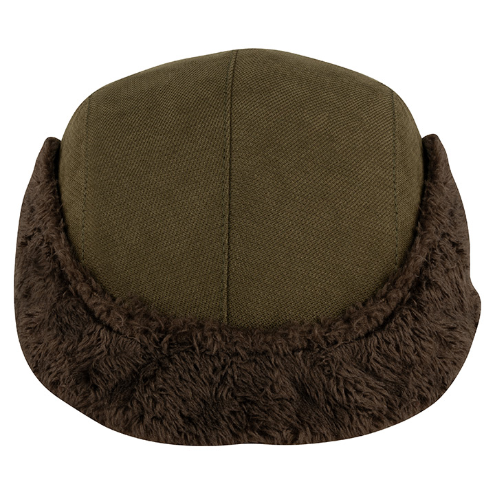 Jack Pyke Brown Alaska Hat All Seasons Faux Fur Ear Flaps Peak Cap Field Cap