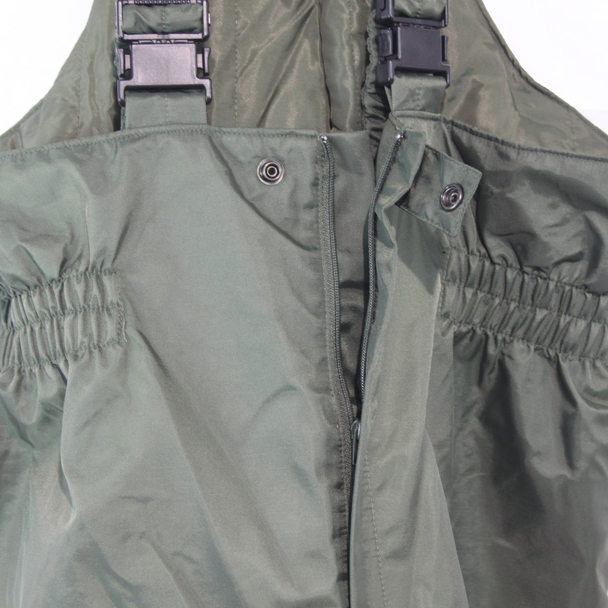 French Army Bib and Brace Salopettes Padded Over-trousers Thinsulate Olive(3851)