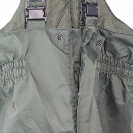French Army Bib and Brace Salopettes Padded Over-trousers Thinsulate Olive(3851)