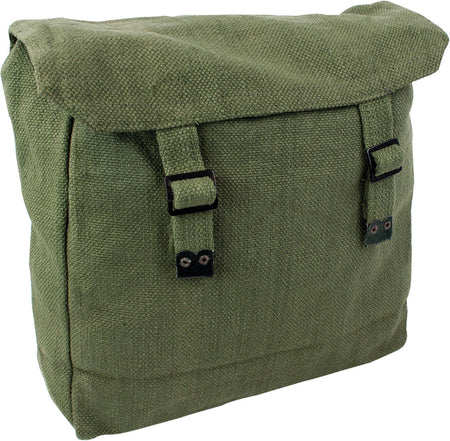 NEW Medium Cotton Army Style Canvas Vintage Satchel Backpack Haversack 