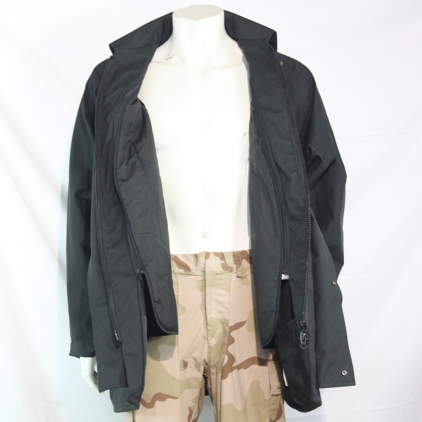 Mens Waterproof Breathable Raincoat Lined Jacket British Police Genuine 48(3993)