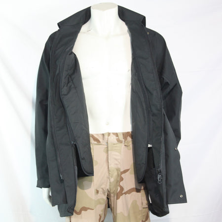 Mens Waterproof Breathable Raincoat Lined Jacket British Police Genuine 48(3993)