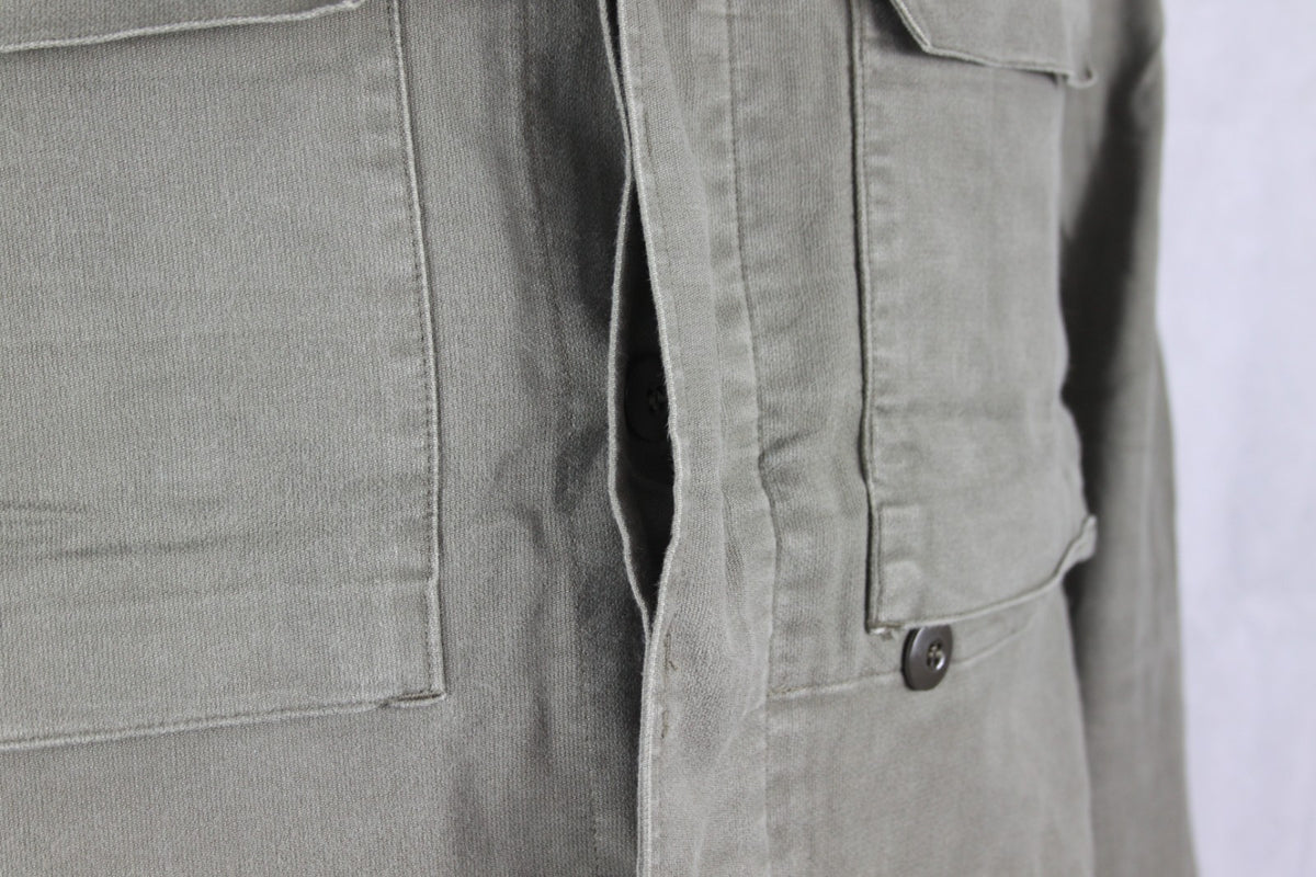 Genuine Surplus German Army Moleskin Shirt Jacket Olive 36-38" Chest