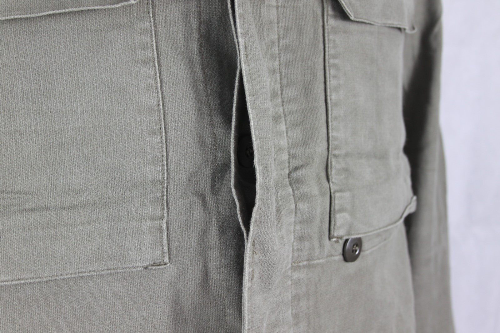 Genuine Surplus German Army Moleskin Shirt Jacket Olive 36-38" Chest