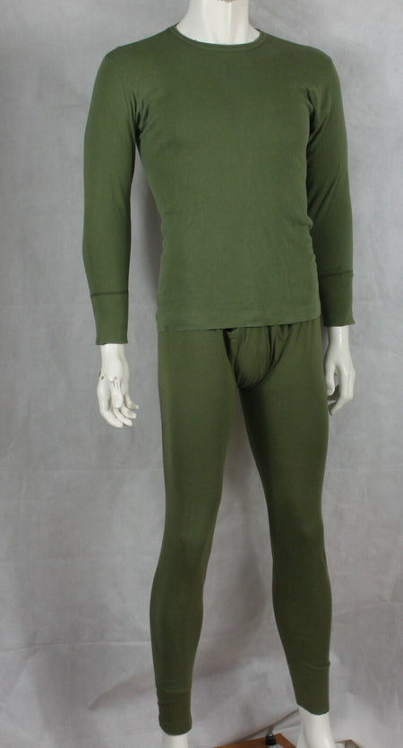 Genuine Surplus British Army Vintage Cotton Thermal Top Vest Long Johns G1