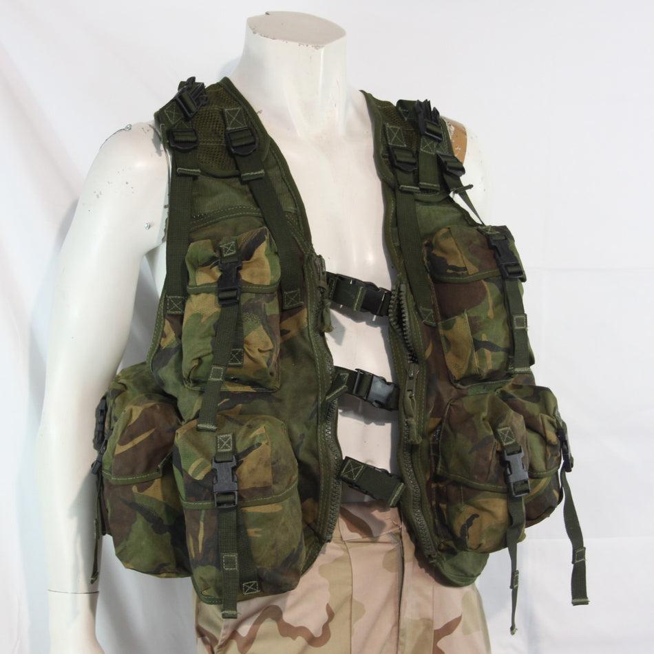 Assault Vest British DPM Camouflage Pockets Genuine Surplus G2 (4245)
