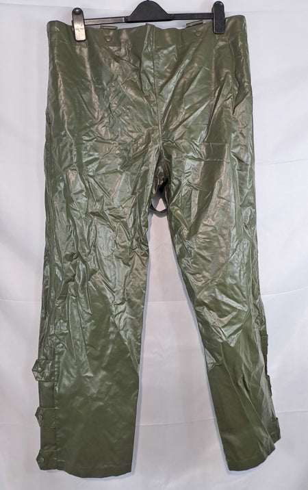 Genuine Surplus Army Rubberised Waterproof Over Trousers Braces (2767)