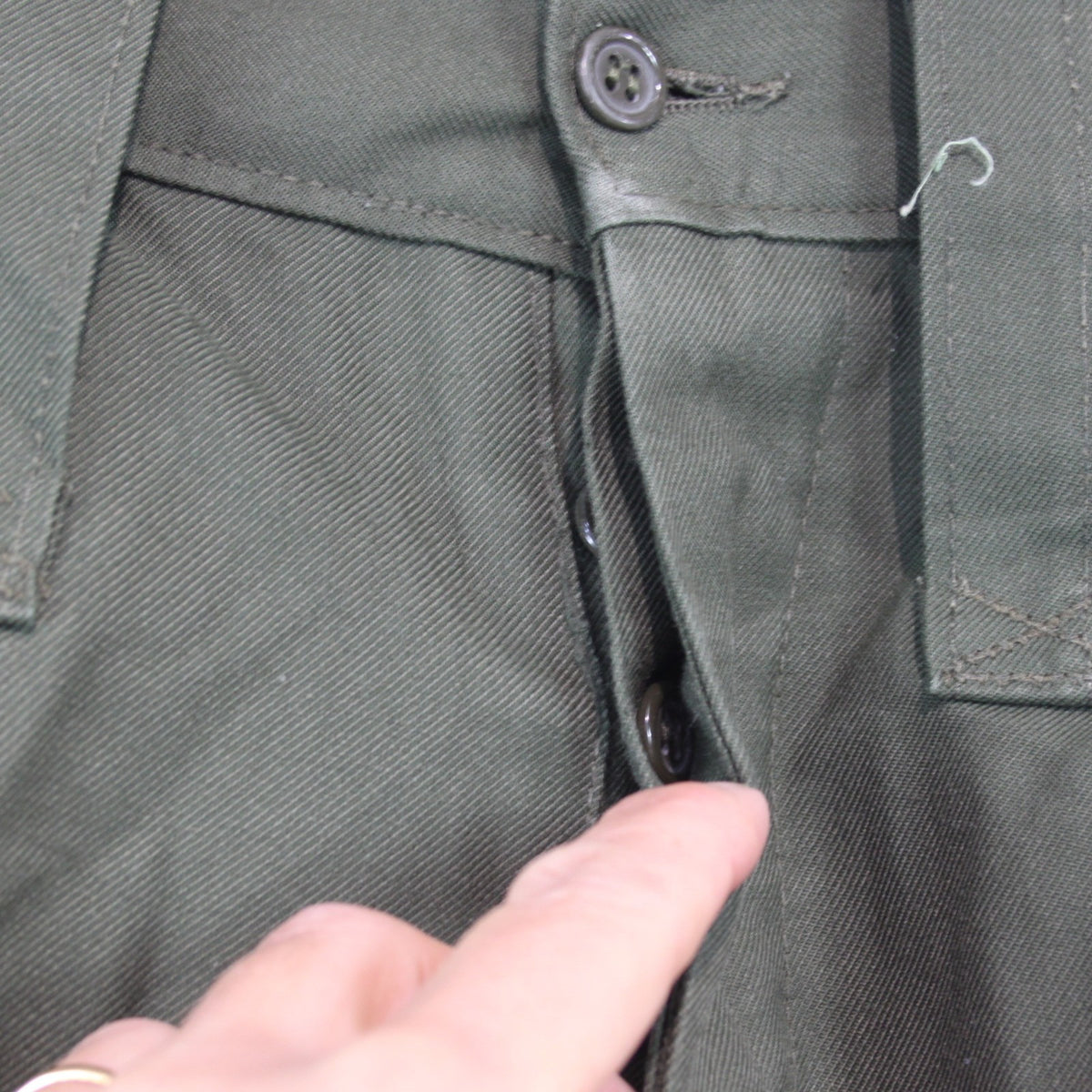 Genuine Surplus Army Trousers Olive 30" Waist (3677)