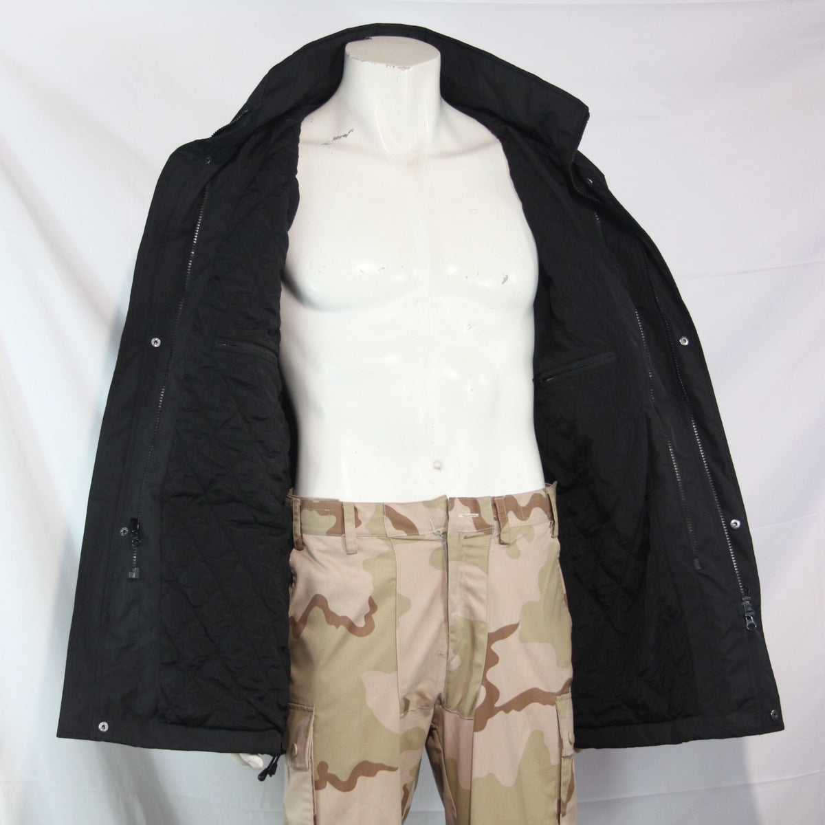 British Police Force Waterproof Jacket Nylon Padded QuiltedGenuine Surplus(3989)