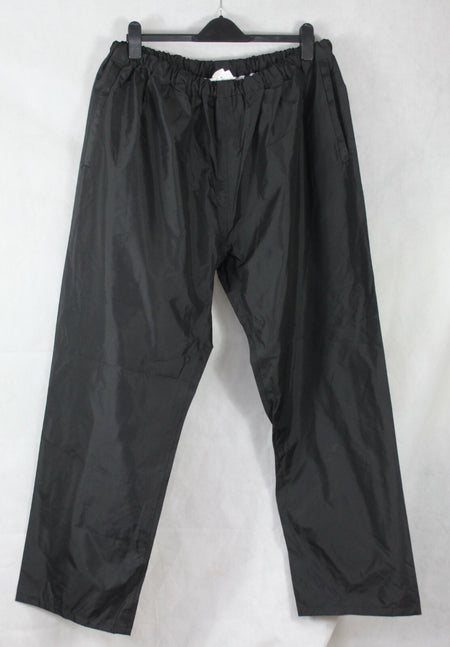 Genuine Surplus Metropolitan Police Waterproof Overtrousers Black 636